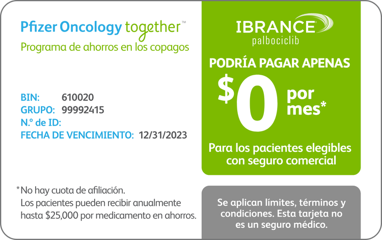 Pfizer Oncology Together Co-Pay Savings Card